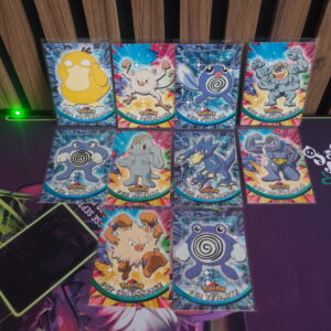 Pack cartes pokemon topps 1999 serie 1 vf logo bleu duel mackogneur tartard