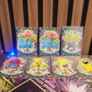 Pack cartes pokemon topps 1999 serie 1 vf logo bleu plante florizarre empiflor