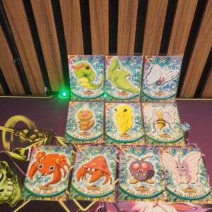 Pack cartes pokemon topps 1999 serie 1 vf logo bleu lot insecte papilusion dardargan