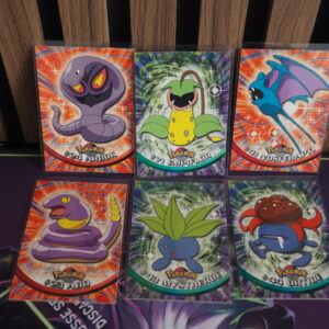 Pack cartes pokemon topps 1999 serie 1 vf logo bleu poison arbok empiflor nosferapti abo ortide