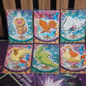 Pack cartes pokemon topps 1999 serie 1 vf logo bleu duel foret de jade rapaces insecte papilusion