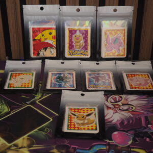 Stickers autocollants pokemon merlin 1999 coffret complet neuf vf