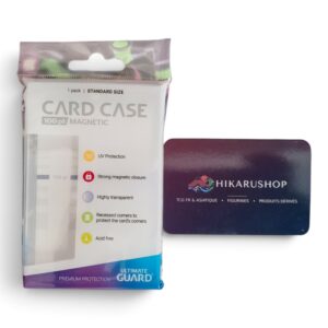 Boitier magnetique Ultimate Guard Magnetic Card Case 100pt protection carte TCG - Hikarushop